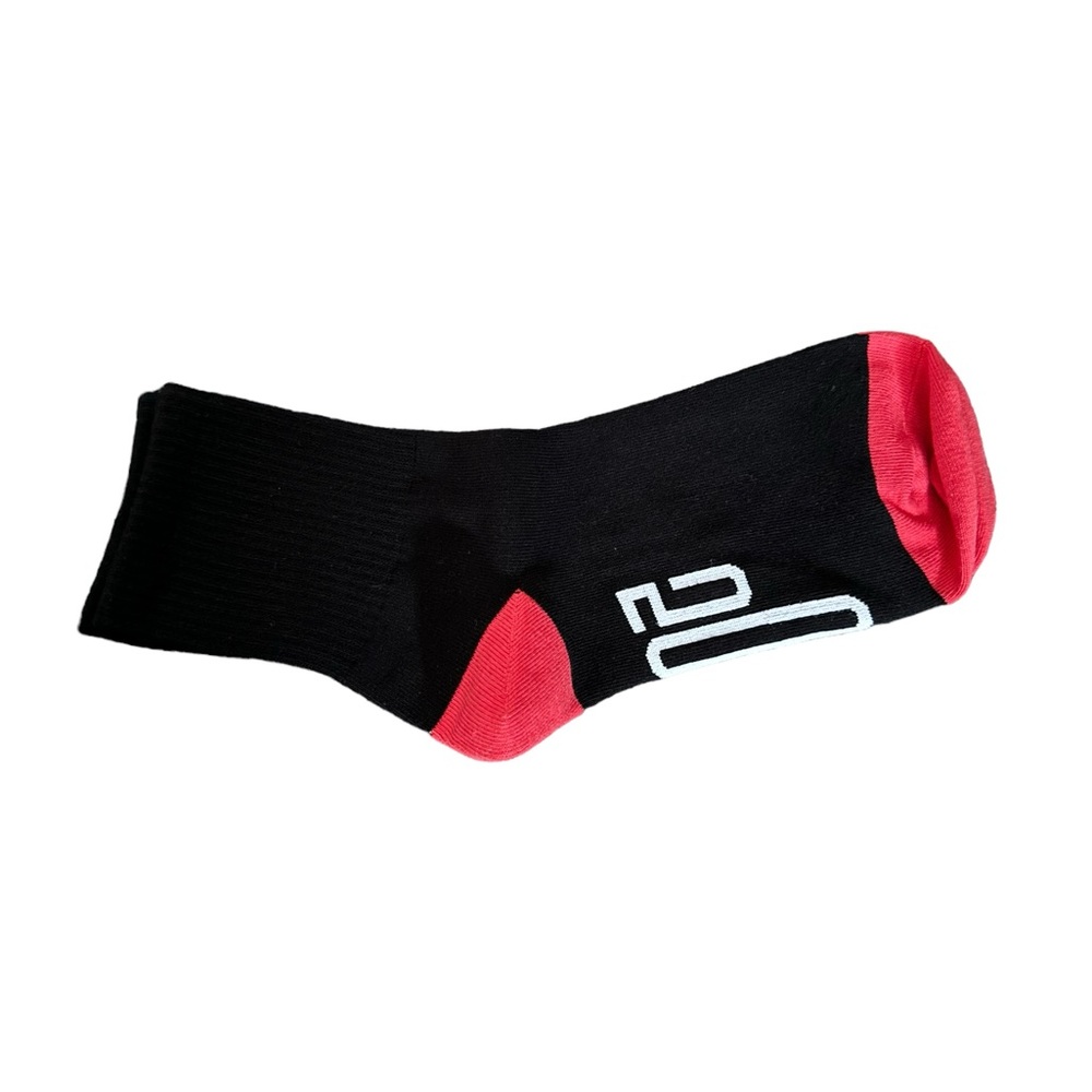 She Show red and black ankle socks. O/S. NWT